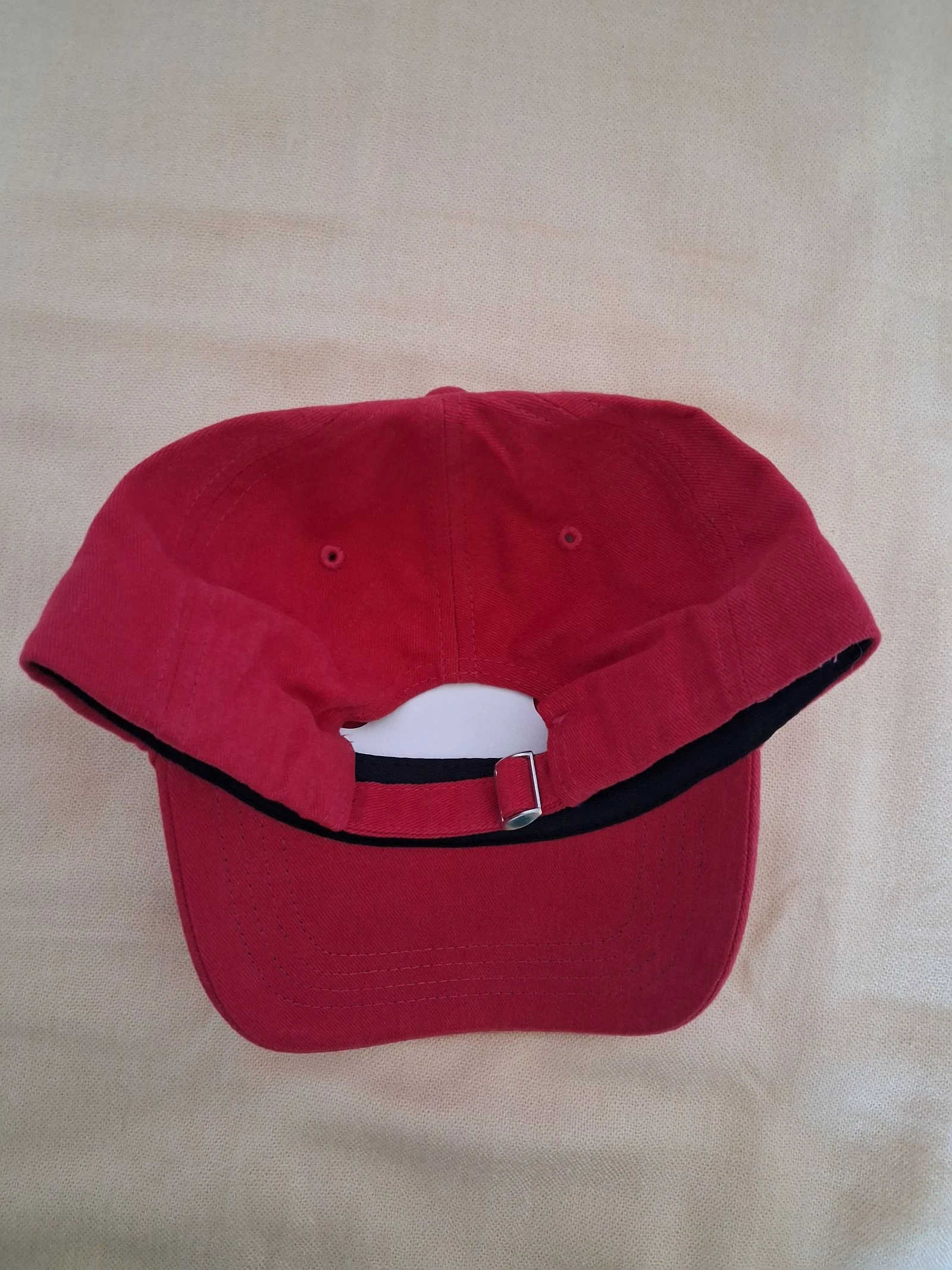 Boné vermelho bordado "S" — P.Yue Studios (Novo) – photo 3